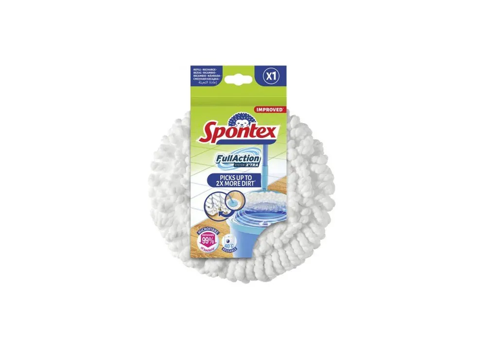 Bezpečná Platba Spontex náhradní mop kulatý Full Action System X'tra