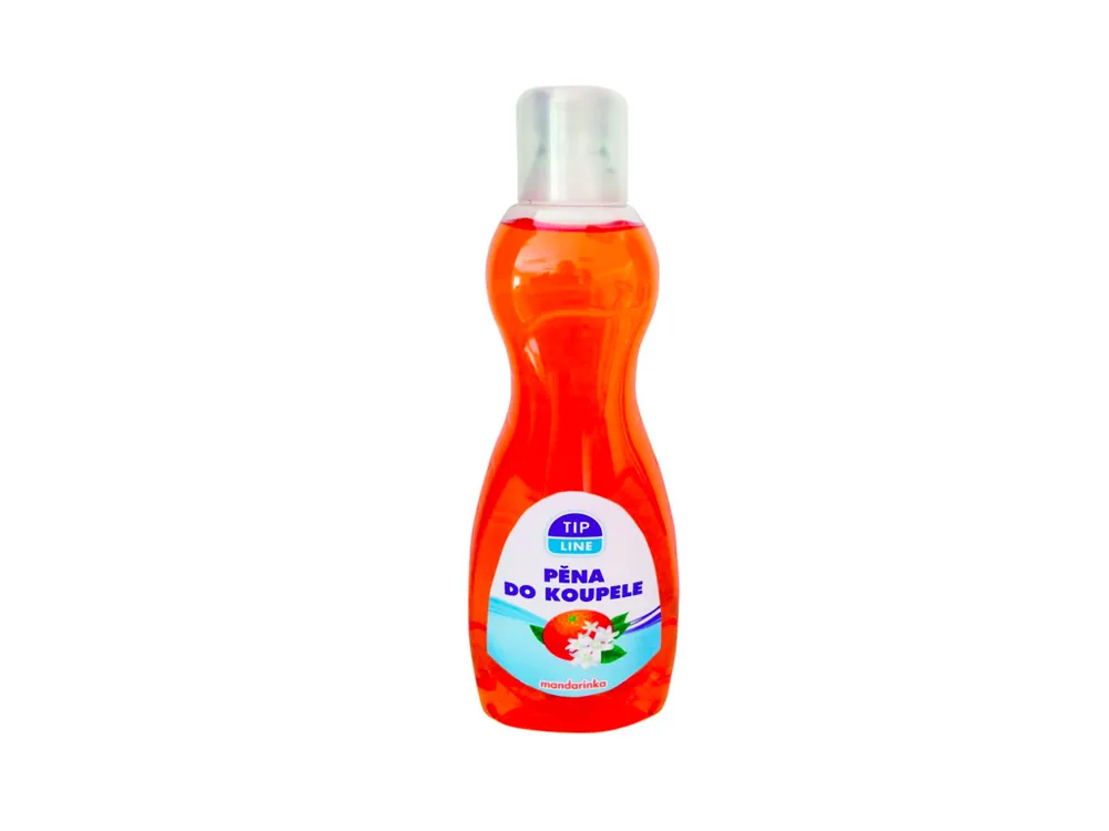 Aktuální Tip Line pěna do koupele 1 l Mandarinka