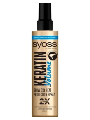 Nízká Cena Syoss termoochranný sprej na vlasy 200 ml Keratin & Volume