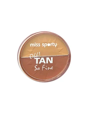 Oblíbený Miss Sporty bronzing powder pudr 6,2 g Ohh! Tan So Fine 001 Sun Kissed
