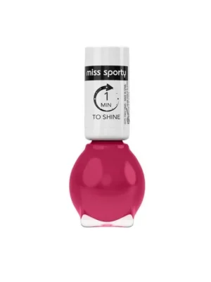 Aktuální Miss Sporty lak na nehty 7 ml 1 min To Shine 134 tmavě růžový