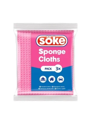 Cenový Hit Söke houbové utěrky 3 ks Sponge Cloths