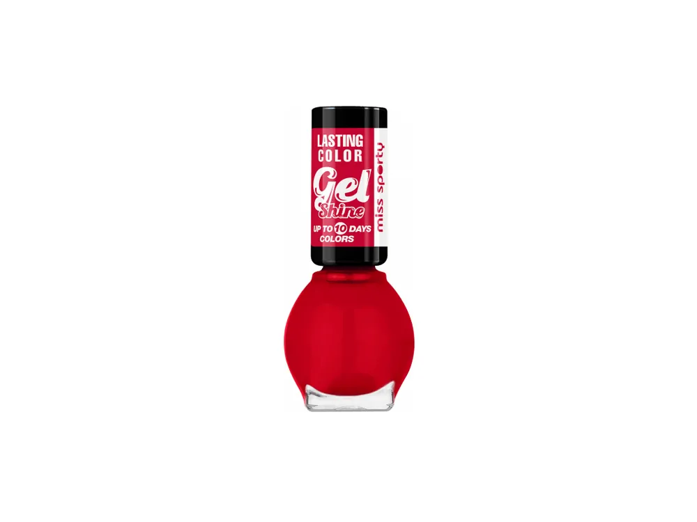 Nejlepší Volba Miss Sporty lak na nehty 7 ml Color Gel Shine 540 sytě červený