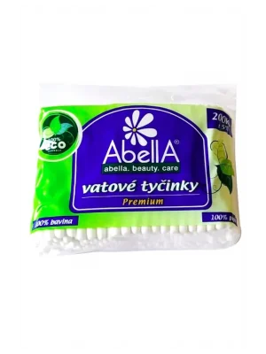 Abella vatové tyčinky 200 ks Premium Eco Nová Kolekce