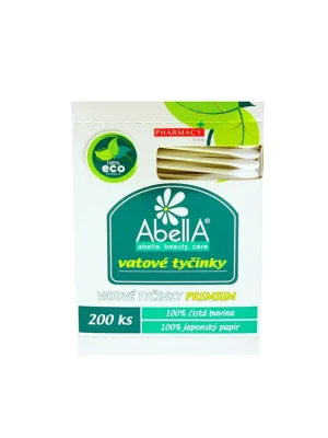 Ověřený Abella vatové tyčinky 200 ks v krabičce Premium Eco