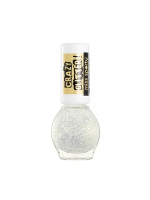 Miss Sporty lak na nehty 7 ml Crazy Glitter 010 zlatý třpyt Speciální Cena