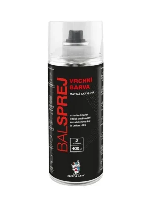 BALsprej vrchní univerzální akrylová barva ve spreji 400 ml bílá matná Originální