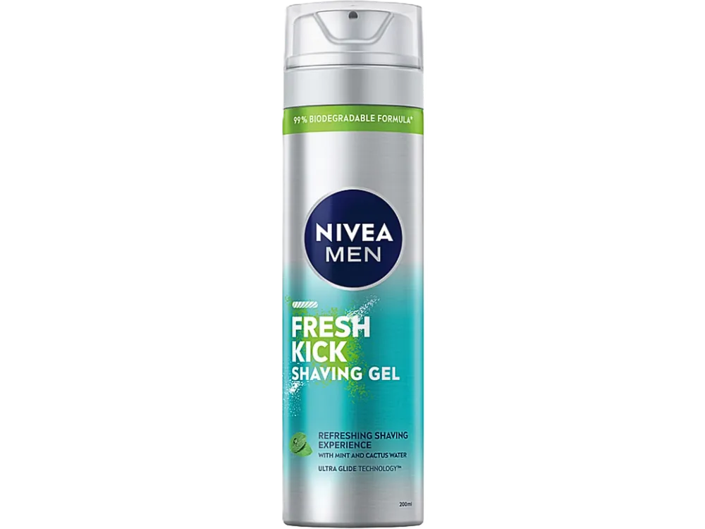 Nivea Men gel na holení 200 ml Fresh Kick Speciální Cena