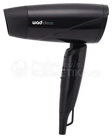 Nejlepší Volba WAD Clicco Mini Hair Dryer Black - Mini fén na vlasy černý