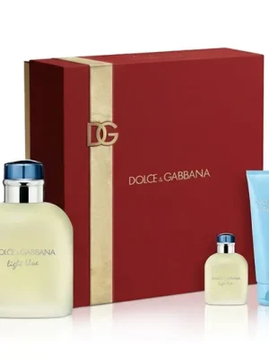 Dolce & Gabbana Light Blue pour Homme EDT 75 ml + EDT MINI 4,5 ml + SG 50 ml M Bezpečná Platba