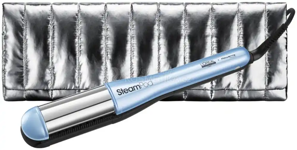 Nová Kolekce Loréal Professionnel SteamPod 4 Glacial Utopia - Parní žehlička na vlasy metalická modrá