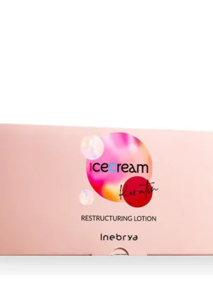 Inebrya Ice Cream Keratin Keratin Restructuring Lotion 12 x 11 ml Časově Omezené