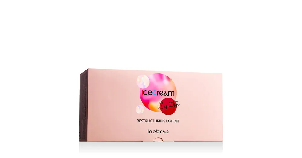 Inebrya Ice Cream Keratin Keratin Restructuring Lotion 12 x 11 ml Časově Omezené
