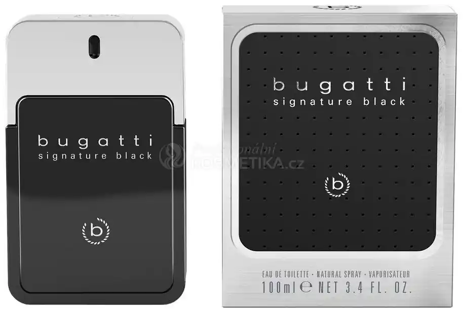 Bezpečná Platba Bugatti Signature Black EDT - Pánská toaletní voda 100 ml