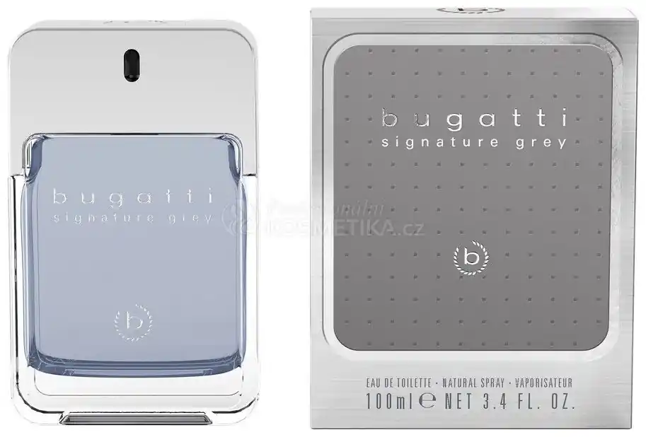Bugatti Siganture Gray EDT - Pánská toaletní voda 100 ml Vrácení Zdarma