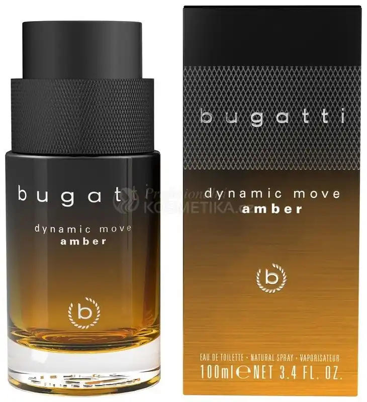 Bugatti Dynamic Move Amber EDT - Pánská toaletní voda 100 ml Koupit Online
