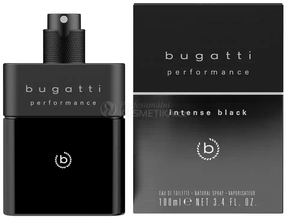 Bugatti Performance Intense Black EDT - Pánská toaletní voda 100 ml Poslední Šance