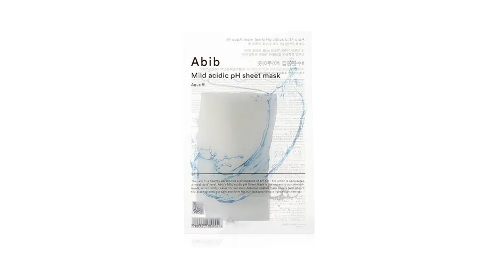 Doprava Zdarma Abib Mild Acidic Ph Sheet Mask Aqua Fit 30 ml