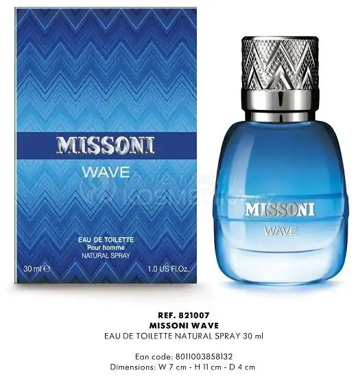 Akční Cena Missoni Wave Edt - Pánská toaletní voda 50 ml