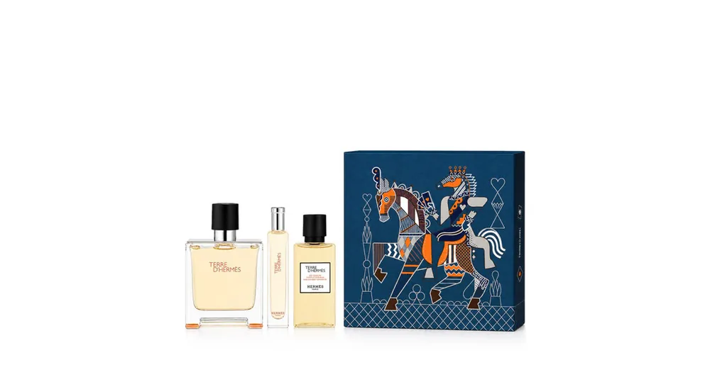 Omezená Nabídka Hermès Terre D'Hermès Parfém 75 ml + Parfém 15 ml + SG na tělo i vlasy 40 ml M