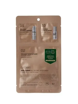 Značkový VT Cosmetics Vita-Light All In One 3Step Mask 1,5 g + 1,5 g + 25 g