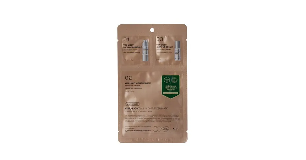 Značkový VT Cosmetics Vita-Light All In One 3Step Mask 1,5 g + 1,5 g + 25 g