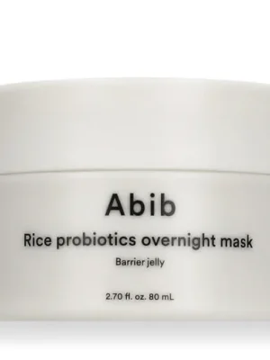 Abib Rice Probiotics Overnight Mask Barrier Jelly 80 ml Oblíbený