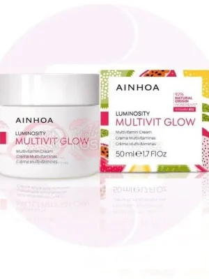 Ainhoa Multivit Glow Multivitamin Cream - Denní lehký krém pro normální/smíšenou pleť 15 ml Cestovní balení Pouze Dnes