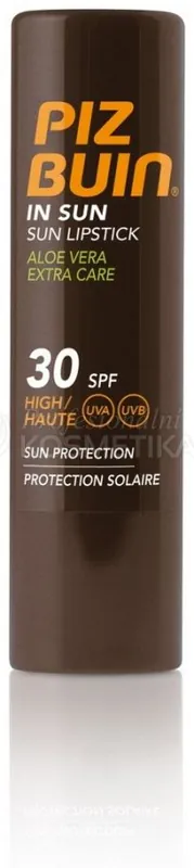 Expresní Doručení Piz Buin Sun Lipstick Aloe Vera SPF30 - Ochranný balzám na rty SPF30 4,9 g
