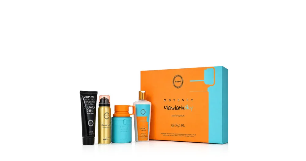 Armaf Odyssey Mandarin Sky EDP 100 ml + tělový sprej 50 ml + SG 100 ml + pánský šampon 250 ml M Tovární Cena