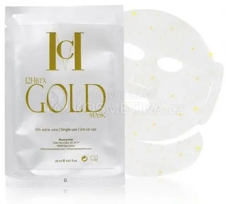 Mesosystem 12 BTX Gold - Zlatá maska 1 ks Expresní Doručení
