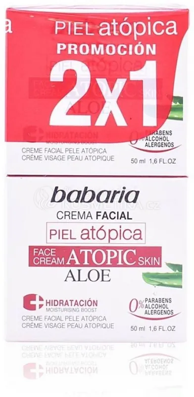 Nejprodávanější Babaria Face Cream Atopic Skin - Pleťový krém na atopickou pokožku 50 ml