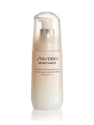 Sleva Shiseido Benefiance Wrinkle Smoothing Day Emulsion SPF 30 PA+++ 75 ml