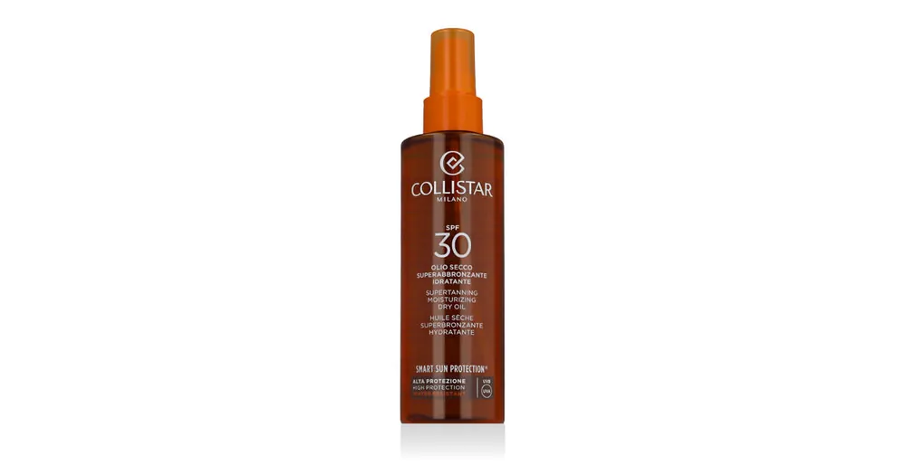 Autentický Collistar Smart Sun Protection® Supertanning Moisturizing Dry Oil SPF 30 200 ml