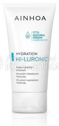 Ainhoa Hi-luronic Deep Hydration Emulsion - Hloubkově hydratační emulze 50 ml Bez krabičky Omezená Nabídka