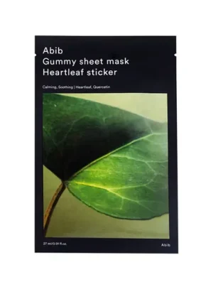 Abib Gummy Sheet Mask Heartleaf Sticker 27 ml Výhodná Nabídka