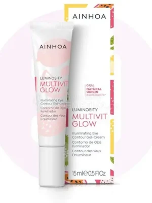Ainhoa Multivit Glow Iluminating Eye Gel-cream - Oční gel-krém s lehkou texturou pro rozjasnění pleti očního okolí 15 ml Přímo Od Výrobce