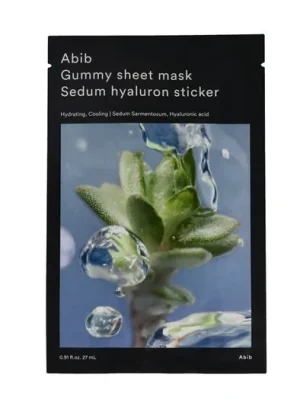 Super Cena Abib Gummy Sheet Mask Sedum Hyaluron Sticker 27 ml