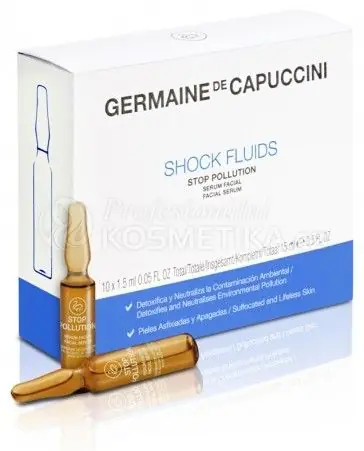 Víkendová Akce Germaine de Capuccini Stop Pollution Fluids - Šokový fluid obnovující 10x1,5ml