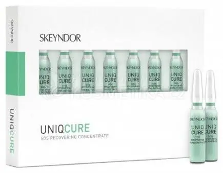 Autentický Skeyndor Uniq Cure SOS Recovering Concentrate - SOS obnovující koncentrát 7 x 2 ml