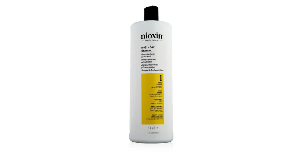 Nioxin System 1 Cleanser Shampoo 1000 ml Omezená Nabídka