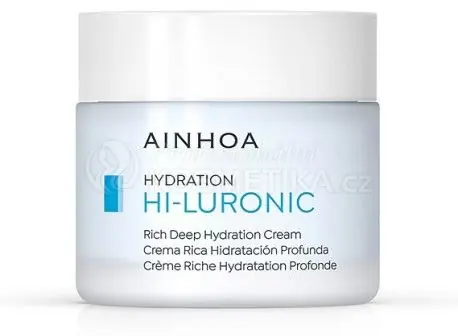 Nová Kolekce Ainhoa Hi-luronic Rich Deep Hydration Cream - Výživný hloubkově hydratační krém 50 ml