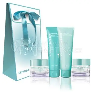 Bezpečná Platba Germaine de Capuccini Purexpert Set - Čistící gel 125 ml + no-stress krém 50 ml Dárková sada