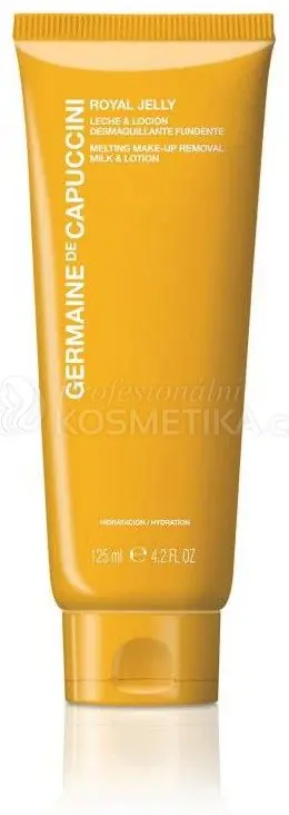 Germaine de Capuccini Royal Jelly Melting Make-up Removal Milk & Lotion - Odličovací Mléko a Tonikum v 1 125ml Cenový Hit