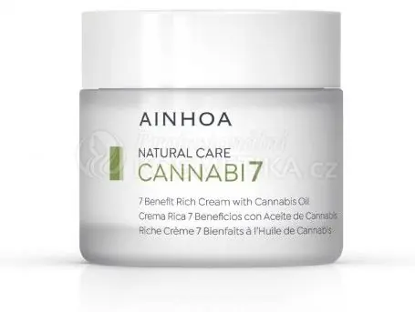 Nová Kolekce Ainhoa Cannabi7 Cream - Bohatý krém s konopným olejem 50 ml