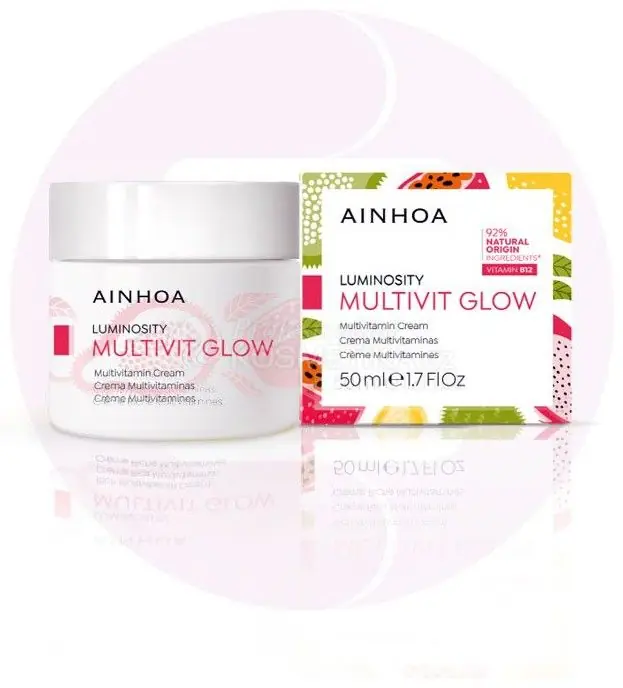 Ainhoa Multivit Glow Multivitamin Cream - Denní lehký krém pro normální/smíšenou pleť 50 ml Časově Omezené