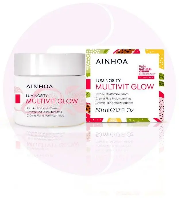Ainhoa Multivit Glow Multivitamin Rich Cream - Pleťový krém s bohatou texturou pro suchou pleť 50 ml Cenový Hit