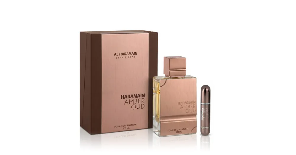 Cenově Výhodný Al Haramain Amber Oud Tobacco Edition EDP 200 ml + kapesní sprej plnitelný UNISEX