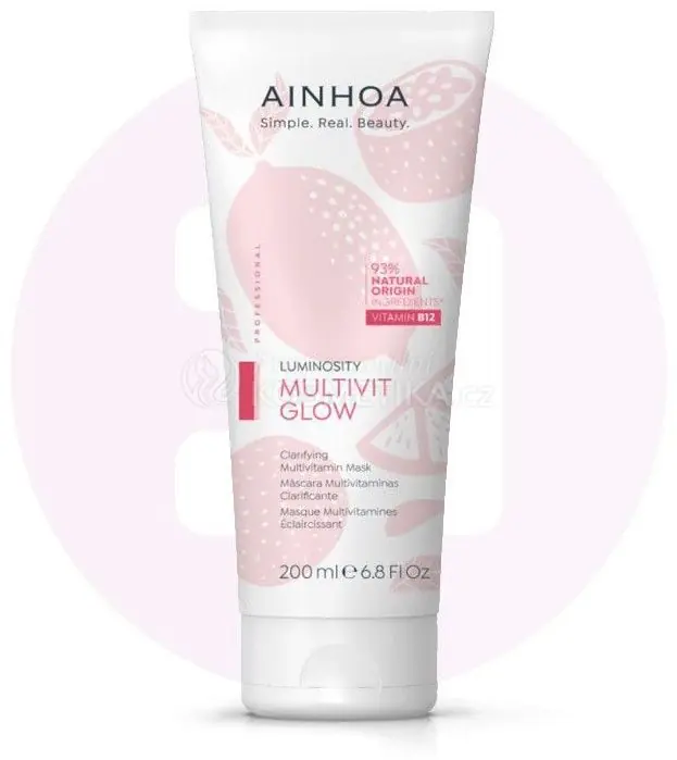 Ainhoa Multivit Glow Multivitamin Mask - Krémová pleťová maska k projasnění pleti 200 ml Sleva