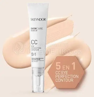 Dokud Zásoby Vydrží Skeyndor SkinCare CC Cream Eye Perfection Contour 5in1 - CC krém na oční okolí 5v1 15 ml